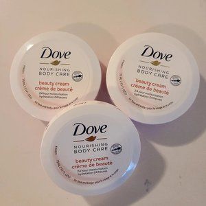 3 Dove Nourishing Beauty Cream
